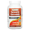 Curcumine de curcuma, 1500 mg, 180 capsules végétariennes (750 mg par capsule)