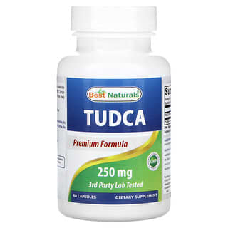 Best Naturals, TUDCA, 250 мг, 60 капсул