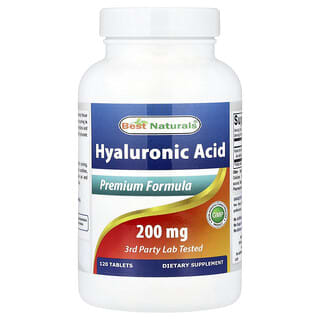 Best Naturals, Hyaluronsäure, 200 mg, 120 Tabletten