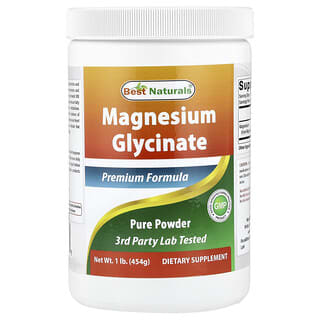 Best Naturals, Magnesiumglycinat, 454 g
