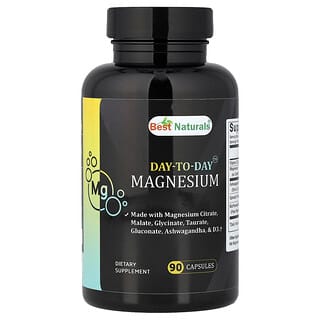 Best Naturals, Day To Day™, Magnesium, 90 Capsules