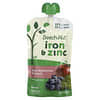 Fruit & Veggie Blend, Iron & Zinc, 12+ Months, Apple, Blueberries & Spinach, 3.5 oz (99 g)