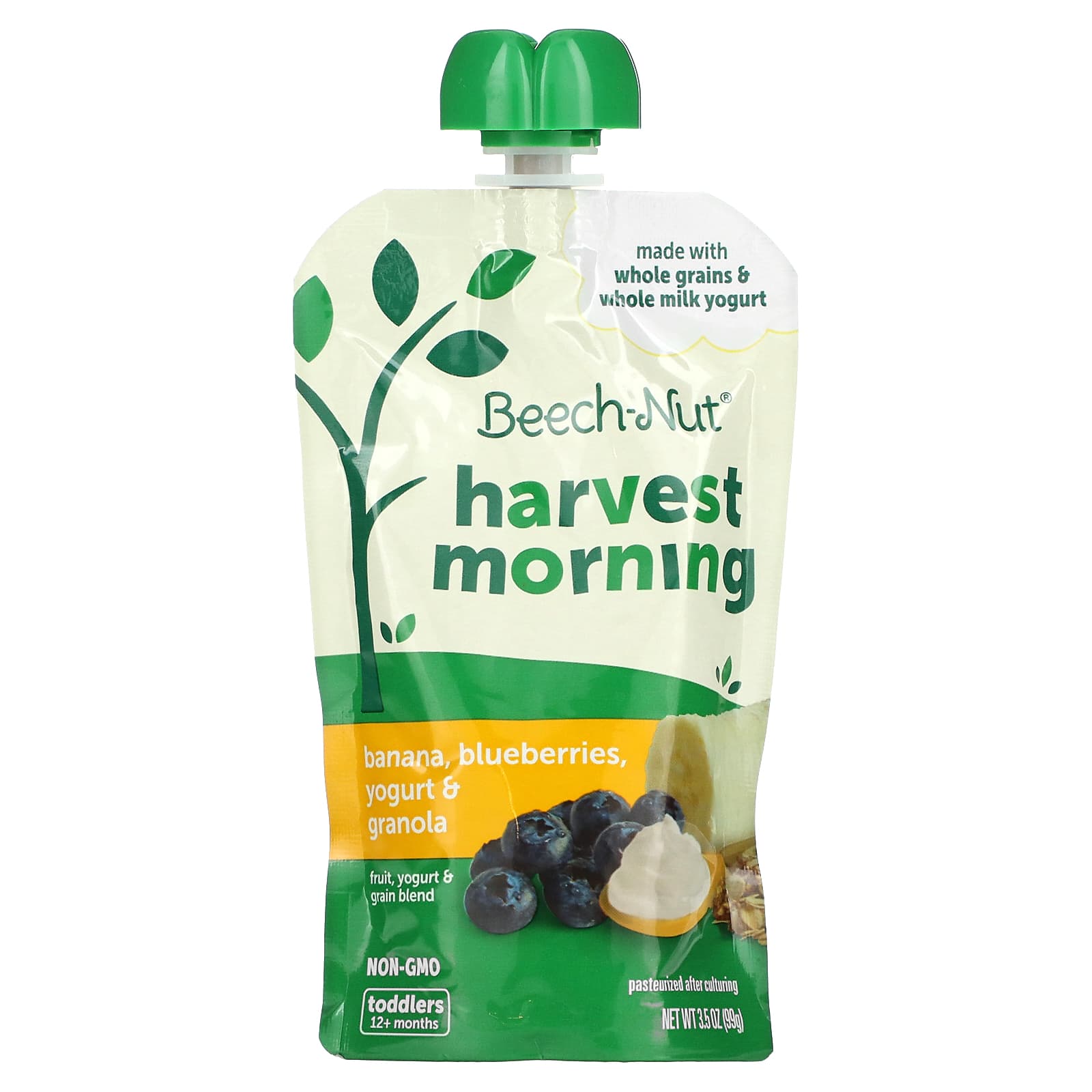 BeechNut, Fruit, Yogurt & Grain Blend, Harvest Morning, 12+ Months