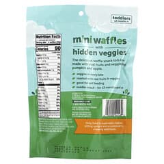 Beech-Nut, Mini Waffles with Hidden Veggies, 12+ Months, Pumpkin, Apple & Cinnamon, 3.2 oz (90 g)