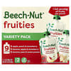 Beech-Nut, Fruities, 6개월 이상, 버라이어티 팩, 파우치 9개, 각 99g(3.5oz)