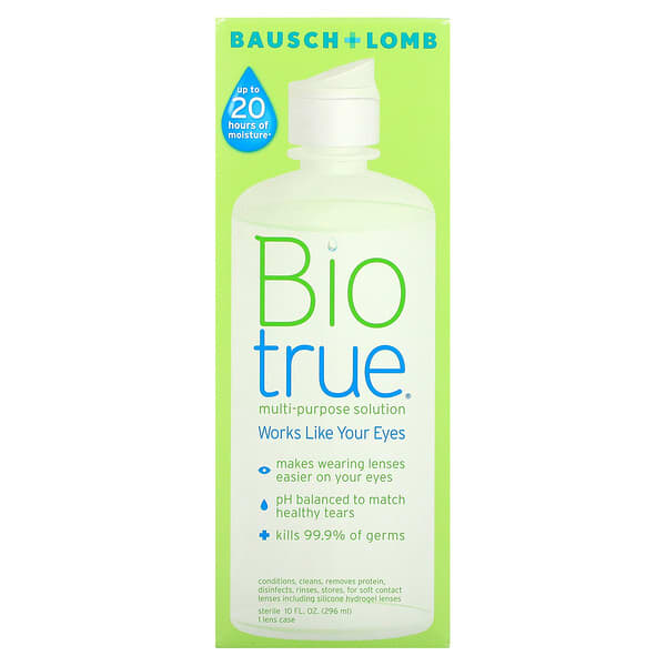 Biotrue, BioTrue, Solución multiusos, 296 ml (10 oz. Líq.)