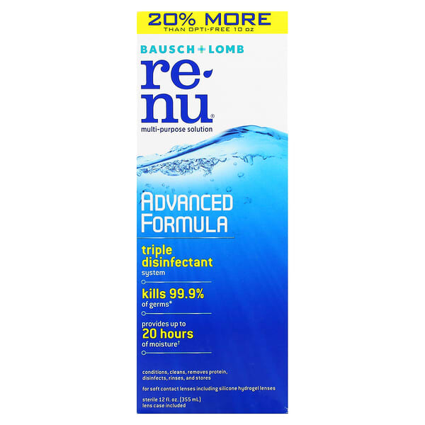 Renu, Multi-Purpose Solution, Advanced Formula, 355 ml (12 fl. oz.)