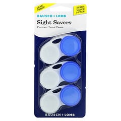 Sight Savers, Contact Lens Cases, 3 Pack