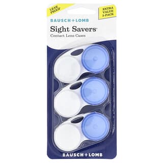 Sight Savers, Estojos para Lentes de Contato, 3 Unidades