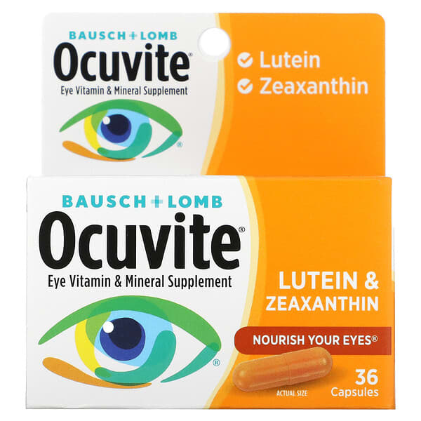 Ocuvite, 葉黃素/玉米黃質，36 粒膠囊