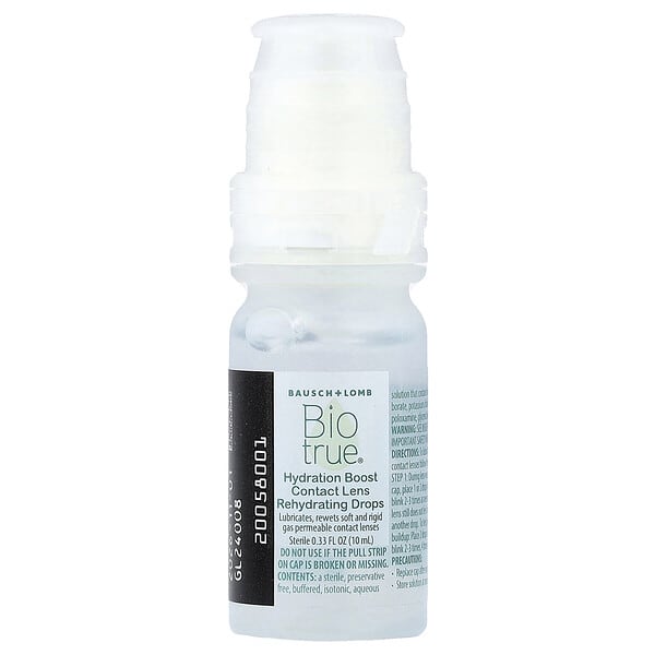 Biotrue, Gotas rehidratantes para lentes de contacto, 10 ml (0,33 oz. líq.)