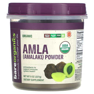 BareOrganics, Organic Amla (Amalaki) Powder, 8 oz (227 g)