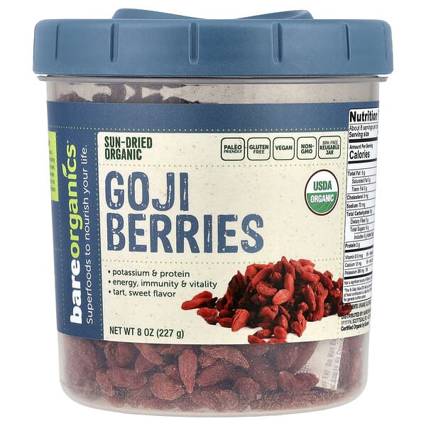Organic Goji Berries, 8 oz (227 g)