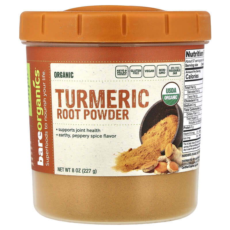 Curcuma Biologica In Polvere Green Labs Nutrition – 300g, Vegana, Non-GMO, Supporto Immunitario