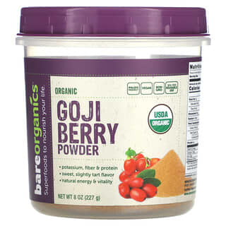 BareOrganics, Organic Goji Berry Powder, 8 oz (227 g)