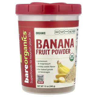 BareOrganics, Organic Banana Fruit Powder, 12 oz (340 g)