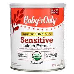 Nature's One, Baby's Only, Organic DHA & ARA Sensitive Toddler Formula, 12 bis 36 Monate, 360 g (12,7 oz.)