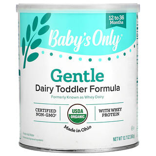 Nature's One, Baby's Only, Fórmula láctea suave para niños pequeños con proteína de suero de leche, 360 g (12,7 oz)