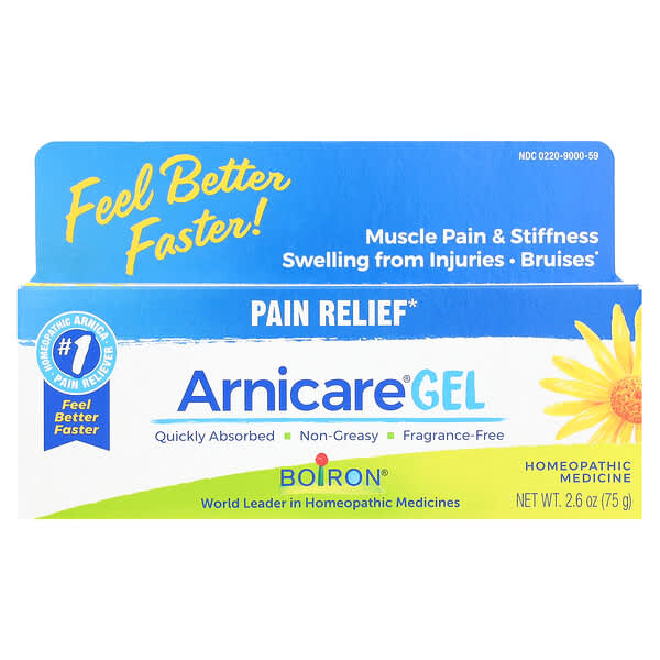 Boiron, เจล Arnicare บรรเทาอาการปวด ไม่มีกลิ่น ขนาด 2.6 ออนซ์ (75 ก.)