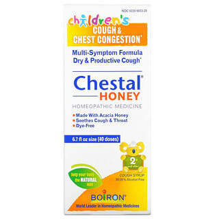 Boiron, Chestal Honey，儿童咳嗽与胸闷，6.7 液量盎司 