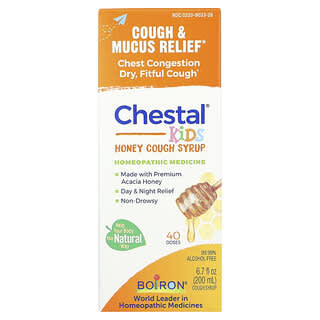 Boiron, Chestal Honey，兒童咳嗽與胸悶，6.7 液量盎司