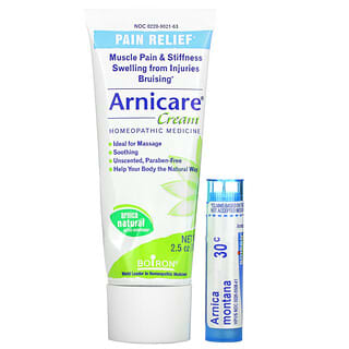 Boiron, Arnicare Cream, Pain Relief, Value Pack, 2.5 oz (70 g) and Approx. 80 Pellets