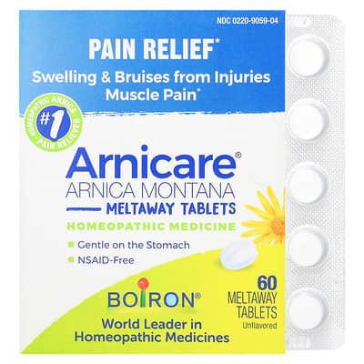 Boiron, Arnicare, Arnica Instant, Unflavored, 60 Instant Tablets