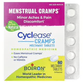بوارون‏, Cyclease Cramps ، أقراص Meltaway ، بدون نكهات ، 60 قرصًا ذائبًا