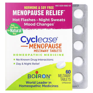 Boiron, Cyclease Menopause, Unflavored, 60 Meltaway Tablets