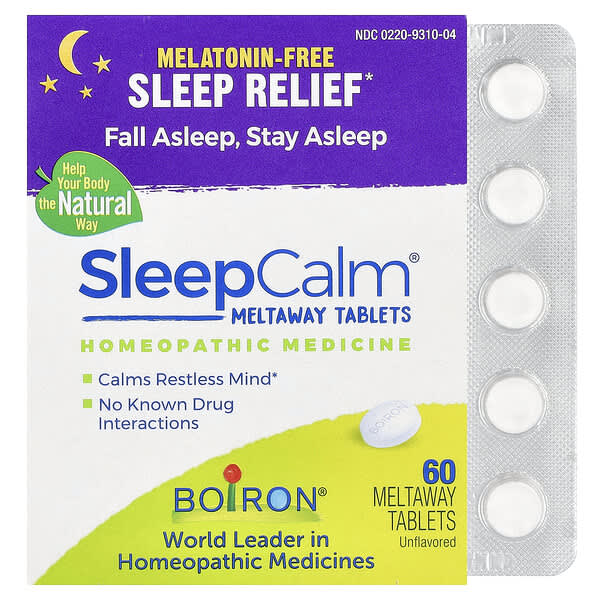 Boiron, SleepCalm®，原味，60 片速溶片