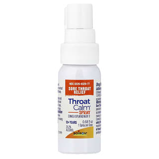 Boiron, ThroatCalm® Spray, Ab 12 Jahren, Kräuterminze, 20 ml (0,68 fl. oz.)