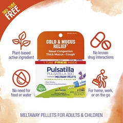 Boiron, Pulsatilla, Meltaway Pellets, 30C, 3 Tubes, 80 Pellets Each — foto 8