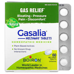 Boiron, Gasalia, Gas Relief, geschmacksneutral, 60 Meltaway-Tabletten