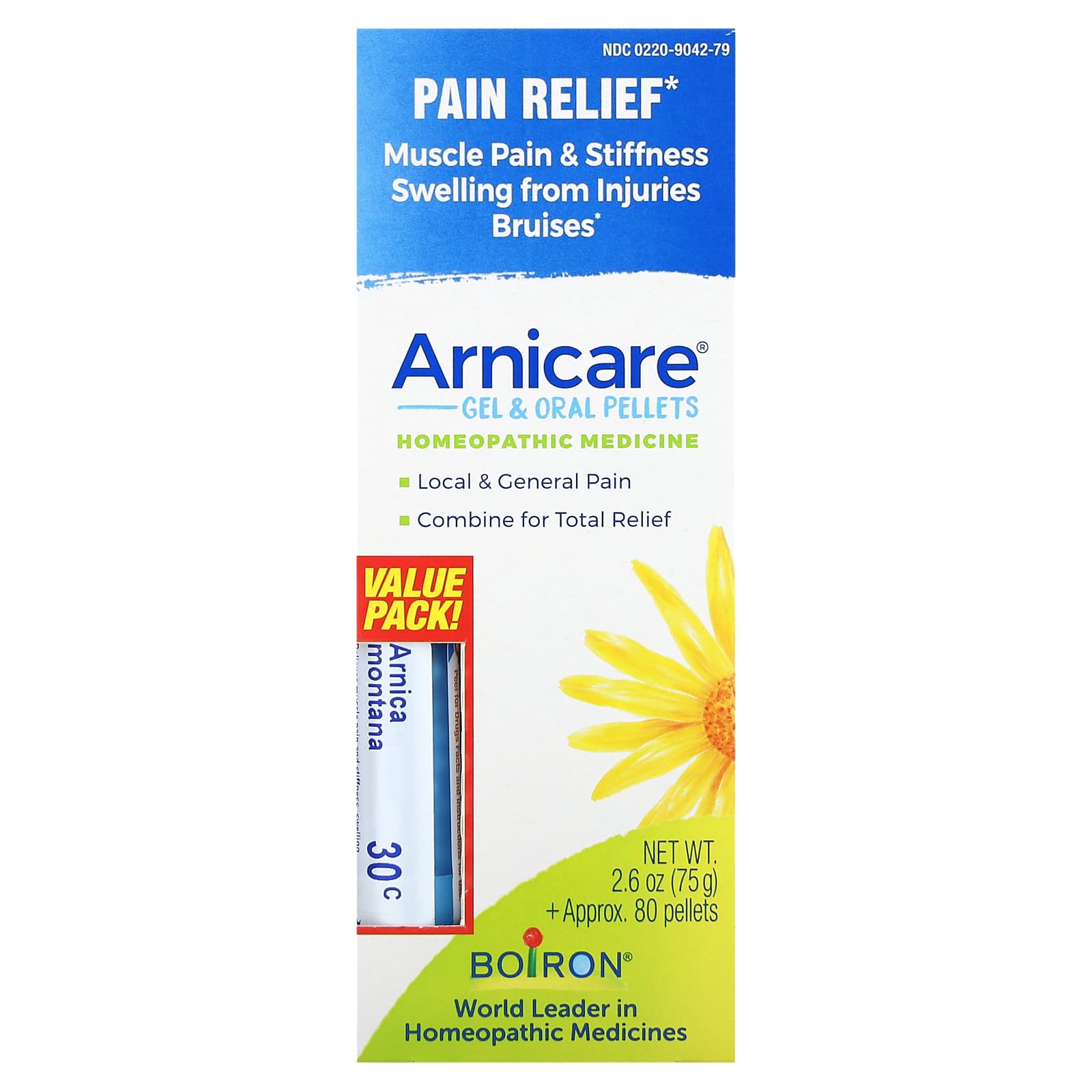 Boiron Arnica Montana Pain Relief Gel, 1.5 oz