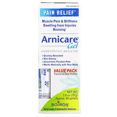 Boiron, Topical & Oral Pellets Value Pack, Arnica Gel Pain Relief, Approx. 80 Pellets, 2.6 oz (75 g)
