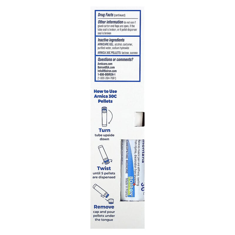 Boiron Arnicare® Arnica Gel Value Pack Topical & Oral Pellets -- 2.6 oz -  Vitacost