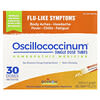 Oscillococcinum, средство для облегчения симптомов гриппа, для особ старше 2 лет, 30 быстрорастворимых гранул по 1,13 г (0,04 унции)