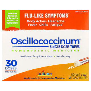 Boiron, Oscillococcinum, États grippaux, À partir de 2 ans, 30 unidoses à dissolution rapide, 1 g chacune