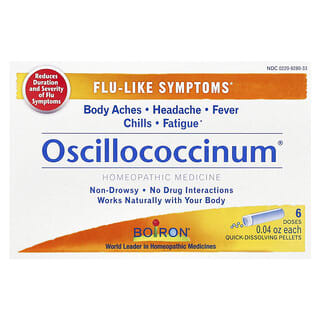 Boiron, Oscillococcinum, Symptômes pseudo-grippaux, 6 doses, 1 ml chacune