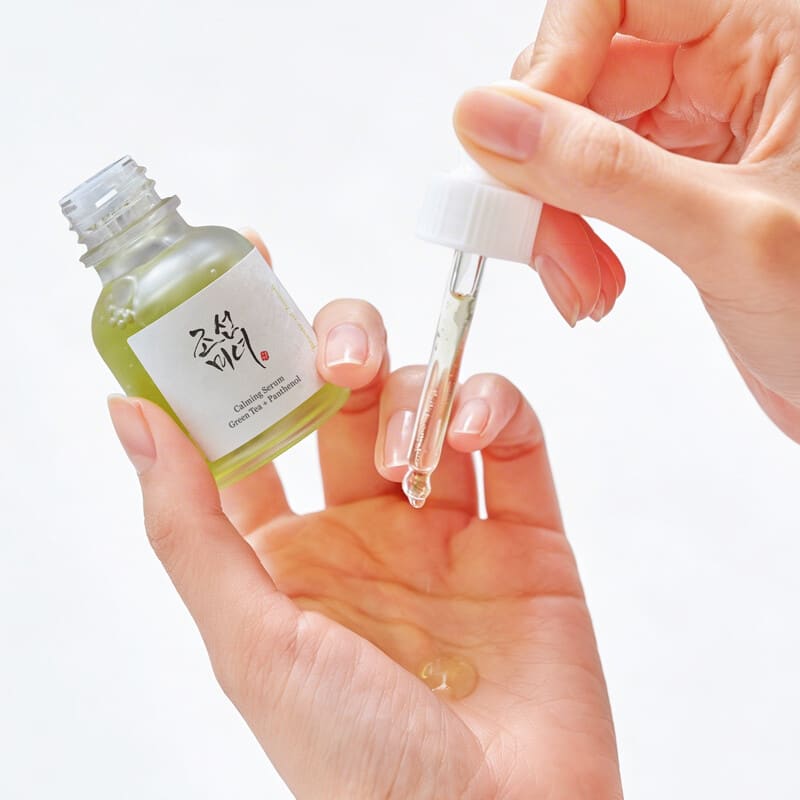 jiyong！　Curélセラム 30ml 6本セット Calming Serum、緑茶＋パンテノール、30ml（1.01液量オンス）