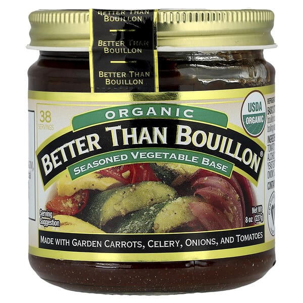 Better Than Bouillon, 유기농 양념 채소 베이스, 227g(8oz)