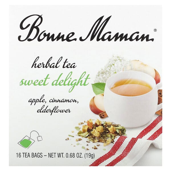 Bonne Maman, 草本茶，甜蜜快樂，無咖啡萃取，16 茶包，0.68 盎司（19 克）