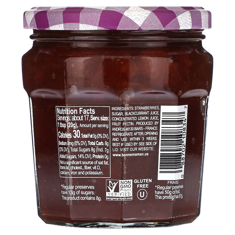 Strawberry Fruit Spread Spread More Fruit Less Sugar, 11.8 oz at Whole  Foods Market