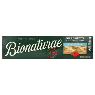 Bionaturae, Gluten Free Rice & Lentil Pasta, Spaghetti, 12 oz (340 g)