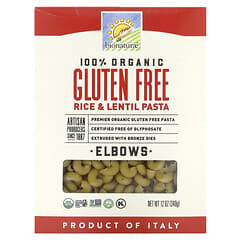 Bionaturae, 100% Organic Gluten Free Rice & Lentil Pasta, Elbows, 12 oz (340 g)