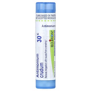 Boiron, Antimonium Crudum, 30C, Soulagement de l'indigestion, Env. 80 granulés