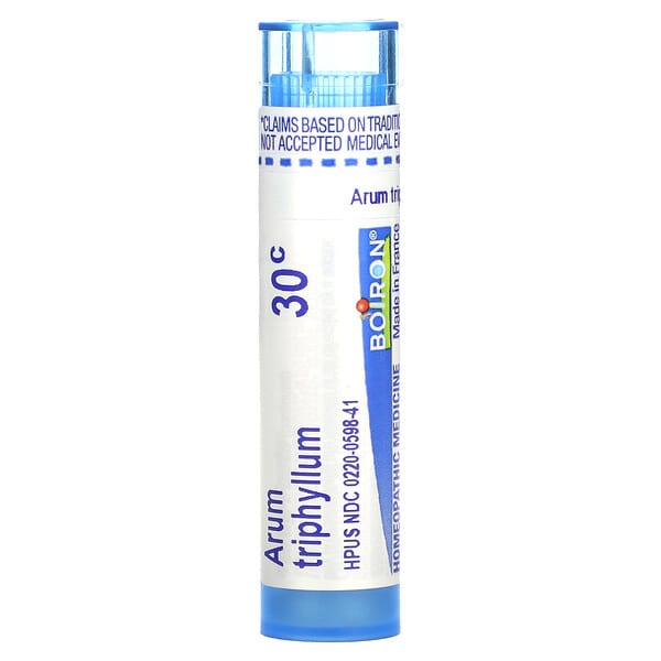 Boiron, 아룸 트리필룸, 30C, 펠릿 약 80개