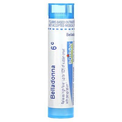 Boiron, Belladonna, 6C, Fever Relief, About 80 Tablets
