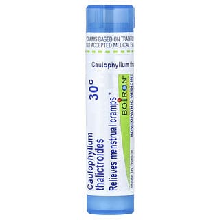 Boiron, Caulophyllum Thalictroides, 30C, Cramp Relief, Approx 80 Pellets