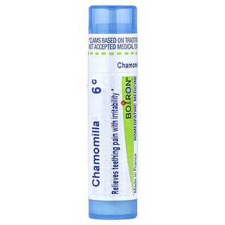 Boiron, Chamomilla, 6C, Teething  & Irritability, Approx 80 Pellets
